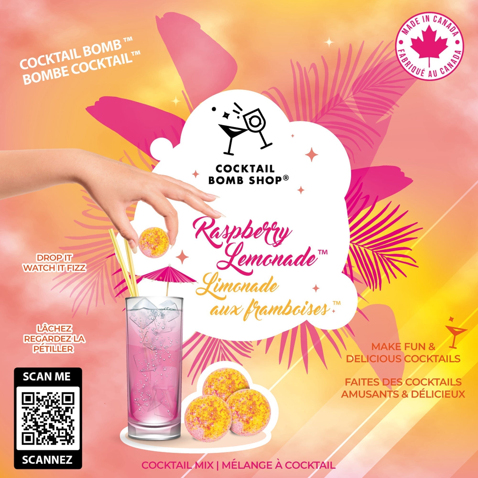 Limonade aux framboises - Remedy Drinks Canada